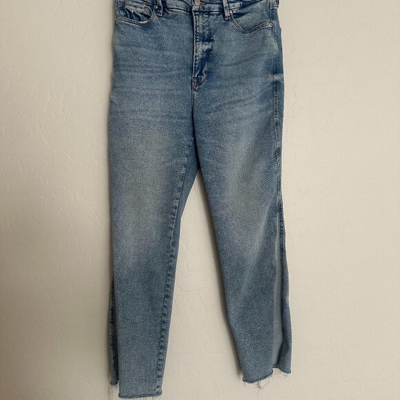 Good American Good Curve Straight Women's Size 15 Stretch Jeans Denim - Picture 3 of 10